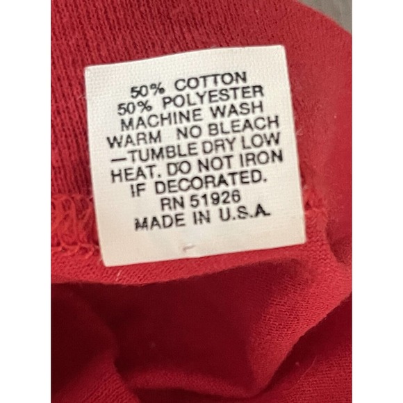 Vintage St Louis Cardinals Red TShirt Youth Childrens Size M Single-Stitch - Picture 6 of 6